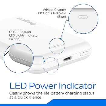 Amazon.com: Energizer Magnetic Power Bank 5000mAh Wireless